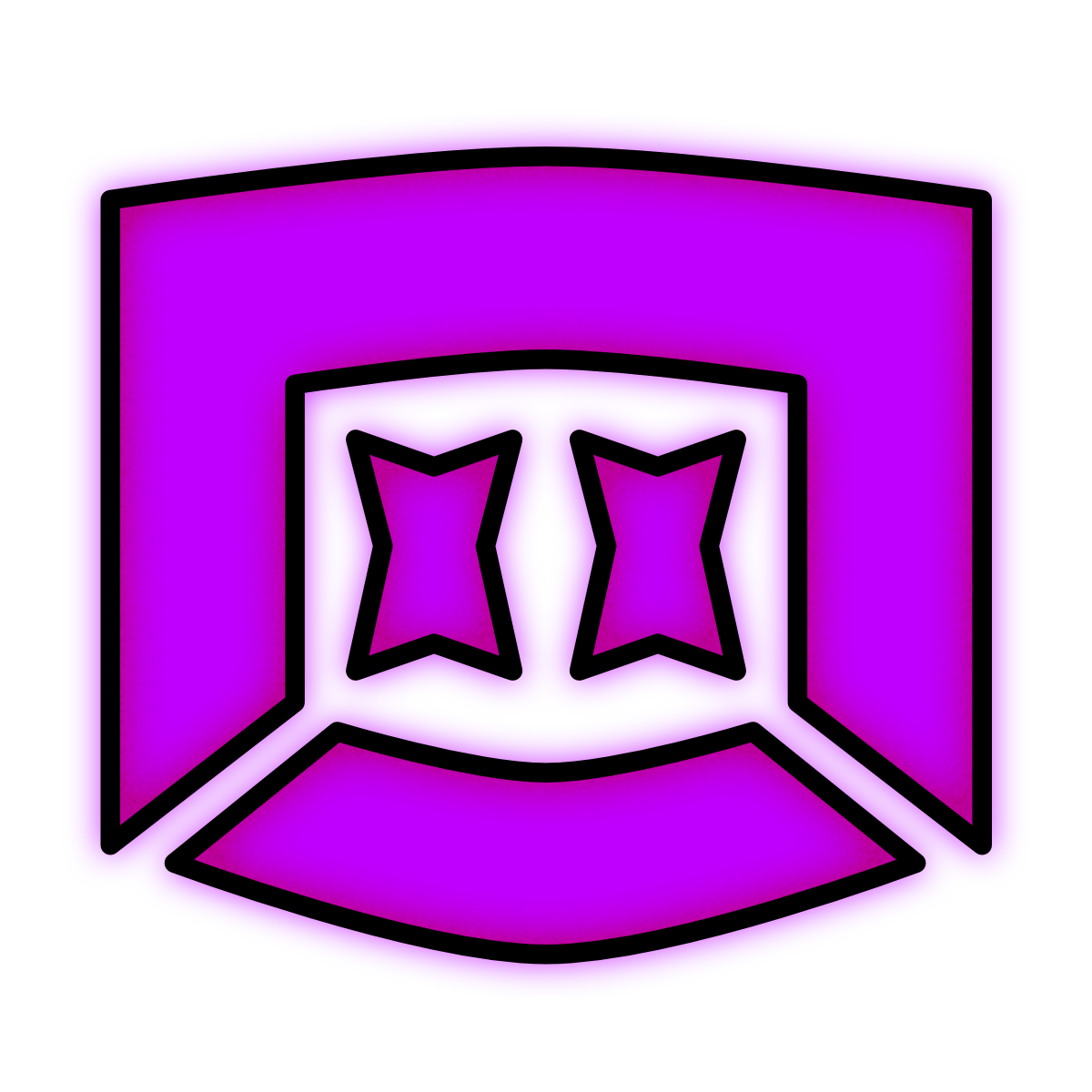 Logo READOT 18 Ungu Neon